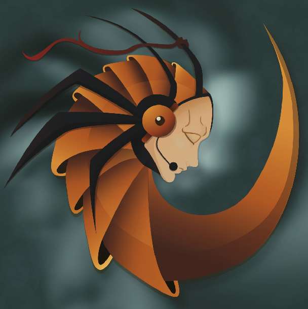 Ilustración digital de criatura fantástica