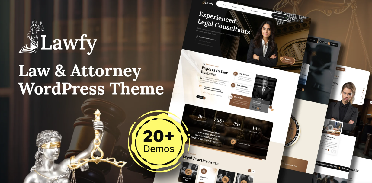 Plantilla de sitio web para Legal y Abogados