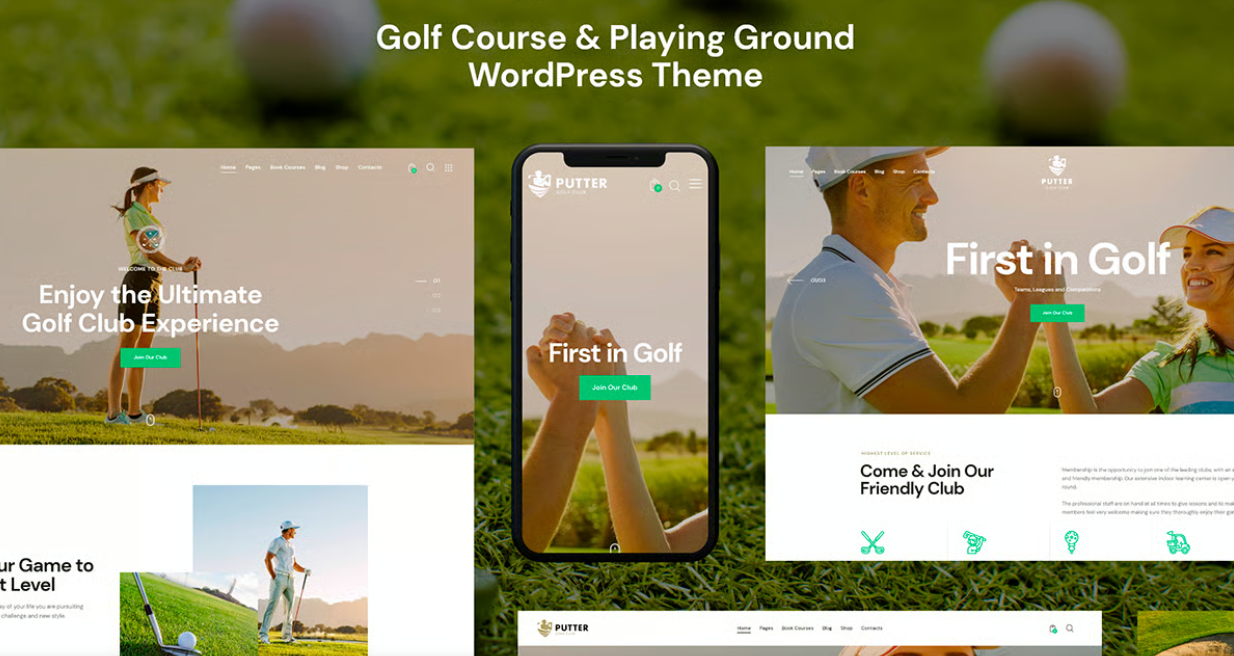 Plantilla de sitio web para Deportes