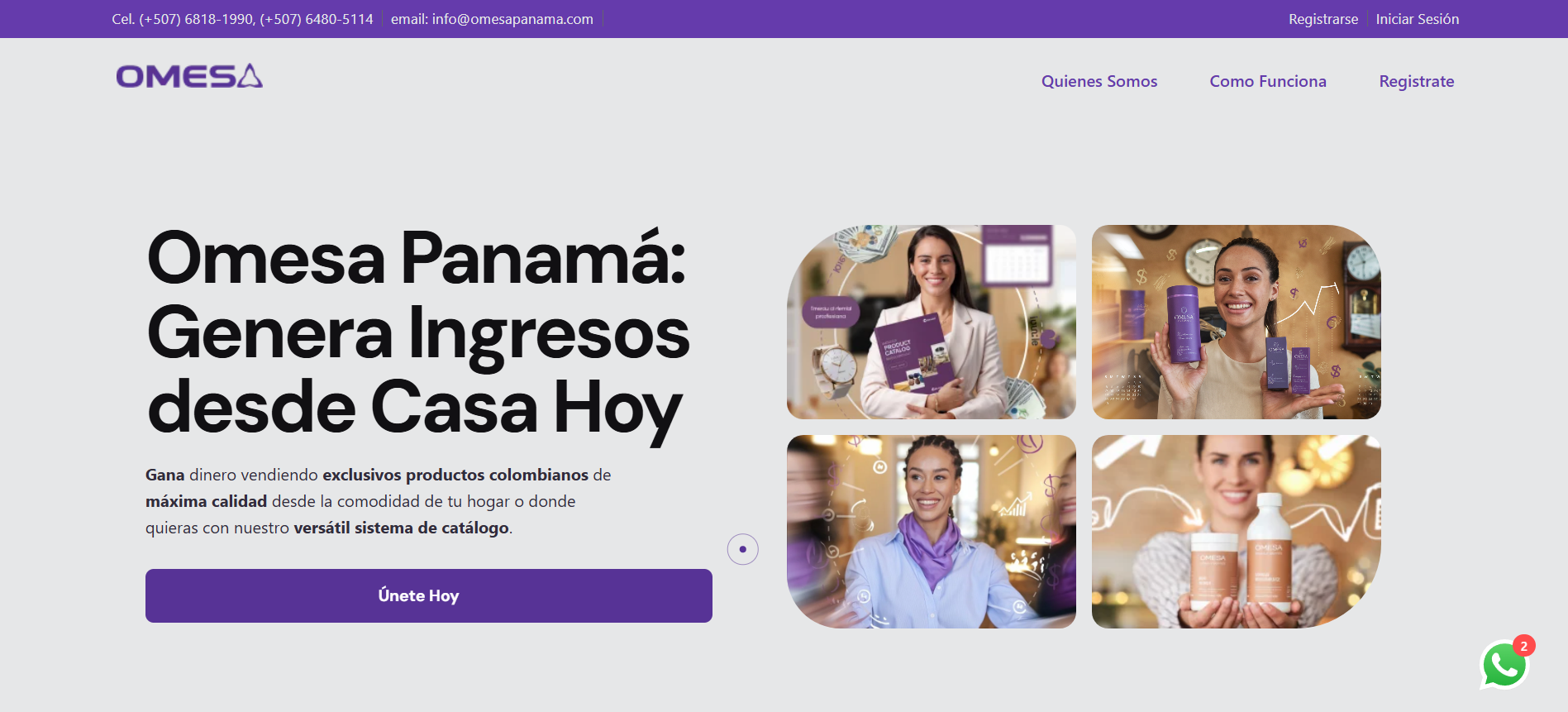 Diseño y desarrollo de plataforma digital para Omesa Panamá