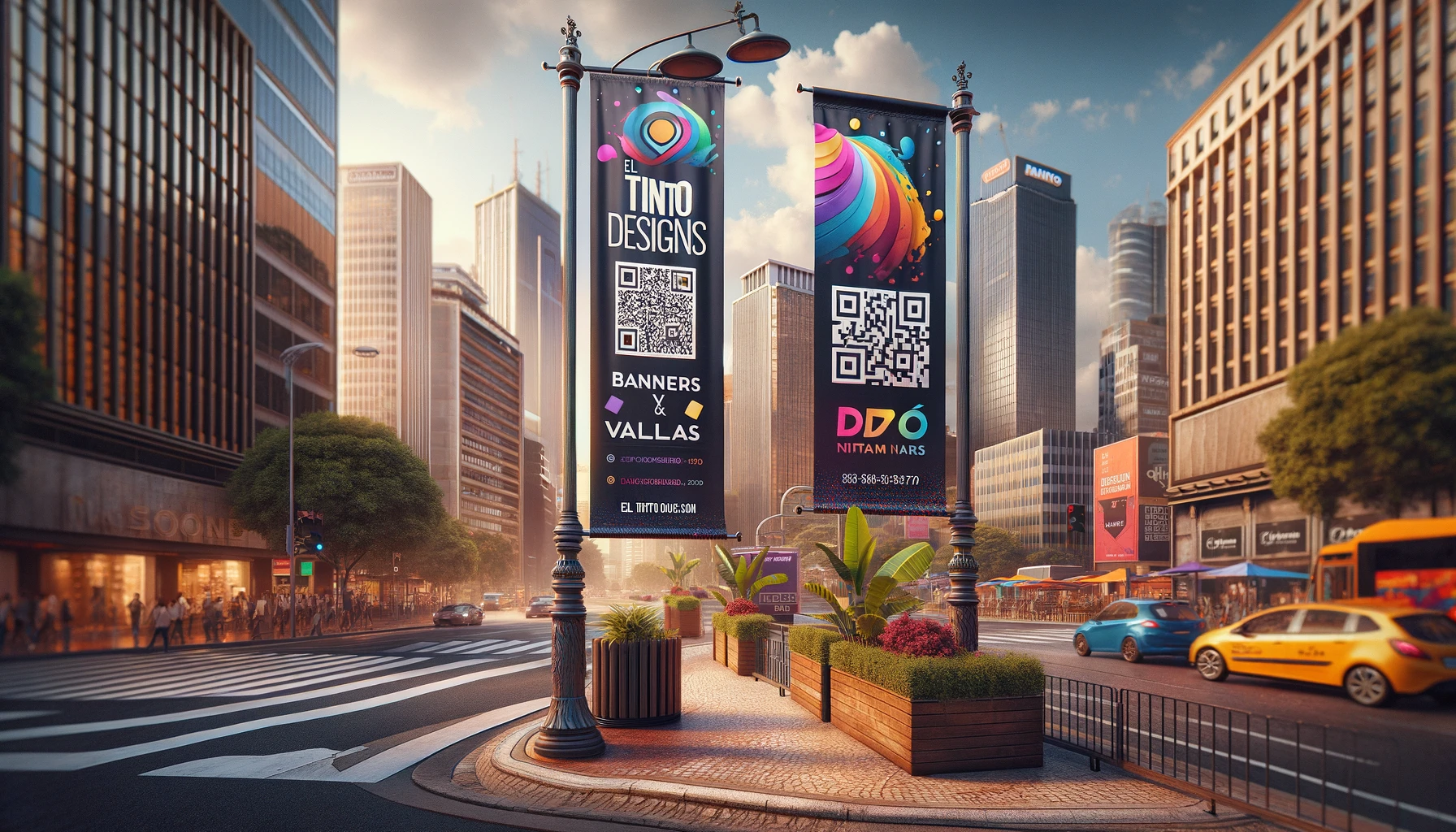 Diseño publicitario para banners y vallas